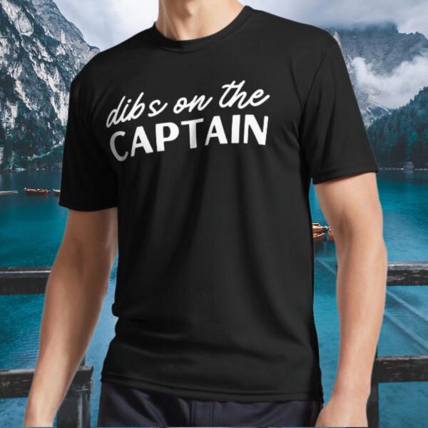 

New Shirt Dibs on the Captain - Logo Active T-Shirt Funny Size S to 5XL 4XL