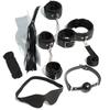 SM Sexspielzeug Set, 7-teiliges Paar Sexspielzeug Set, Halsband und Leine, Handschellen, Fußfesseln, Peitsche, Mundball, Augenmaske, 10 Meter Seilstütze, Produkte für Erwachsene