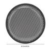 2Pcs Speaker Grill Cover 8 Inch Car RV Black Metal Iron Subwoofer Mesh Grill Cover