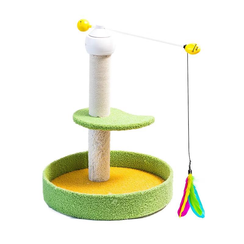 Electric Cat Feather Teaser Toy