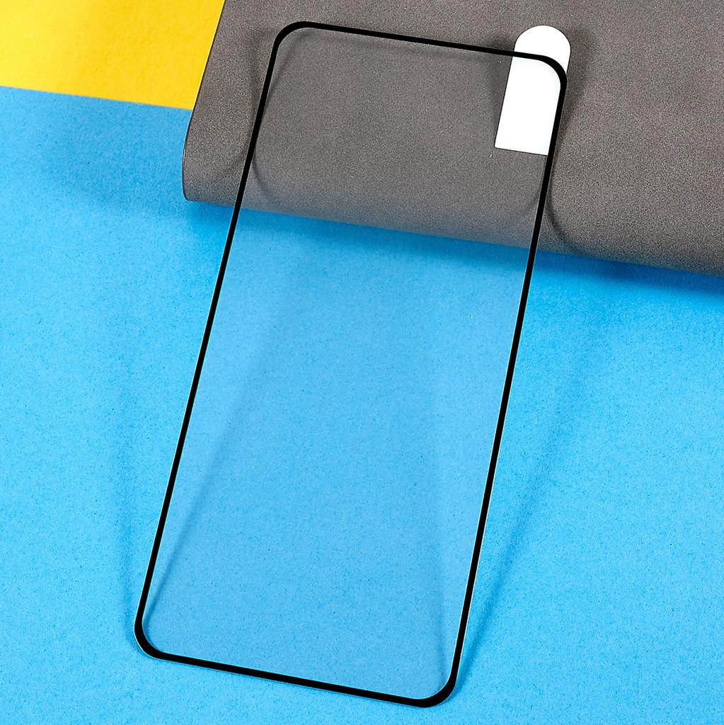 Für OnePlus Nord CE4 Lite 5G/Oppo K12x 5G (China) Gehärtetes Glas Galvanisiert Anti-Fingerprint Siebdruck Vollflächig Klebender Displayschutz