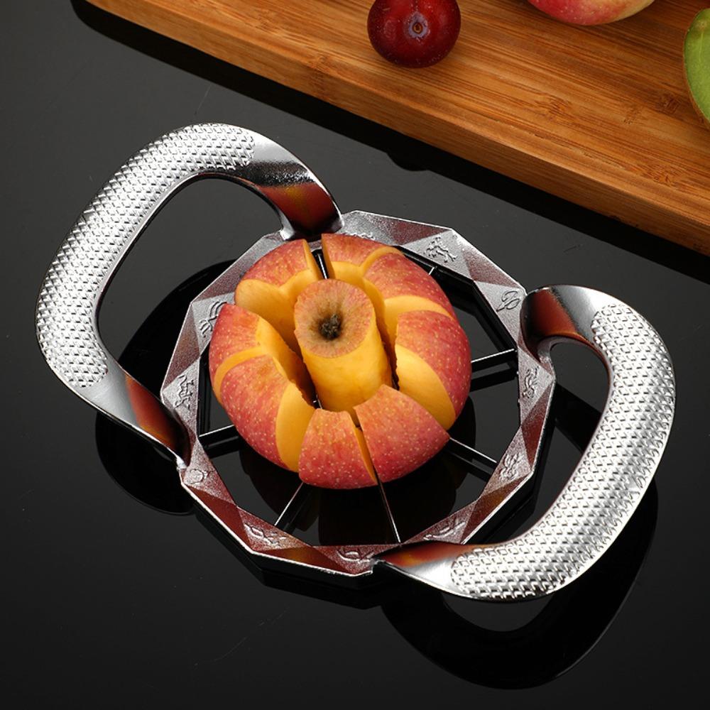 Non-slip Handle Fruit Divider 304 Stainless Steel Fruit Cutter Practical Fruit Slicer Children