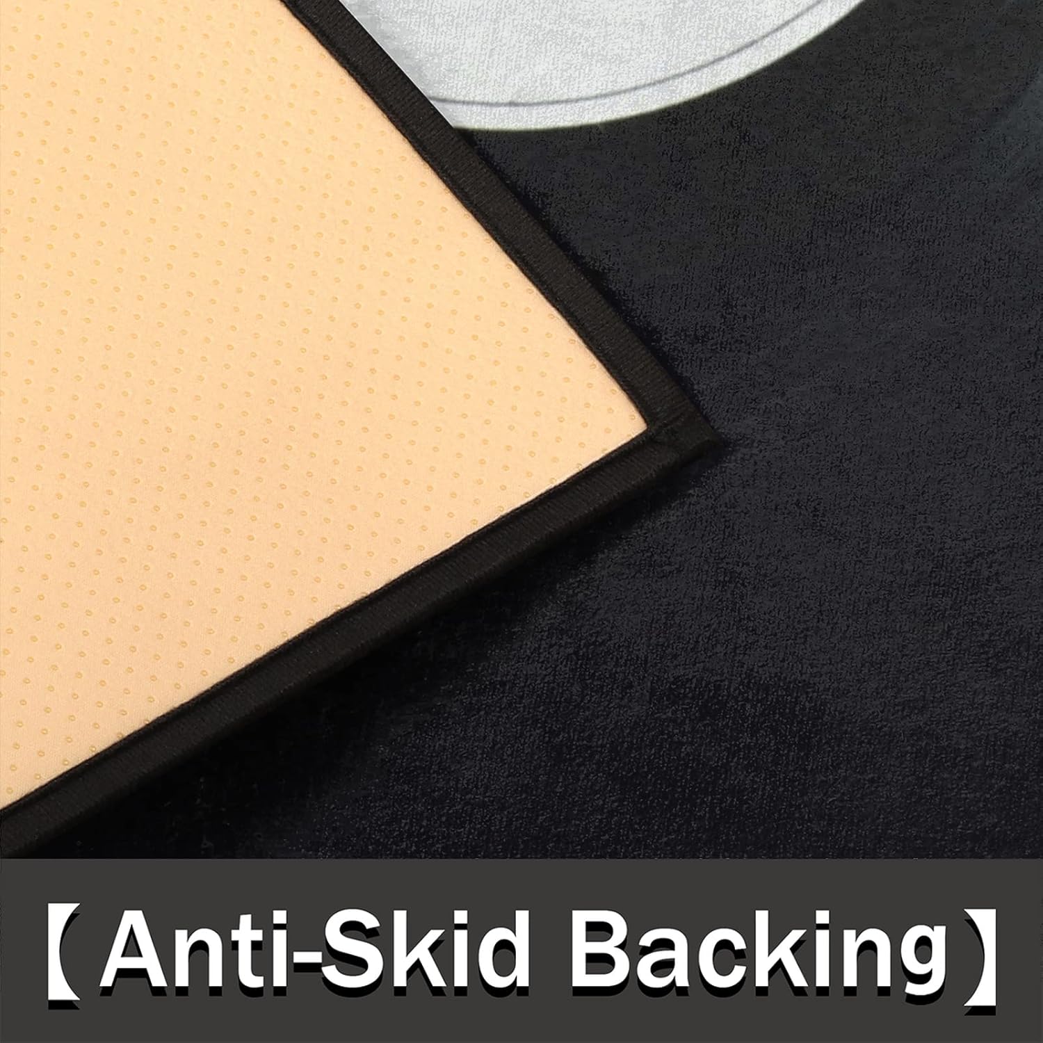 

AUUXVA Vinyl Records Pattern Half Round Door Mat Indoor Entrance, Music Records Non Slip Absorbent Doormats, 24 x 36 Wear Resistant Semi Circle Floor Vintage Red Rose Flower