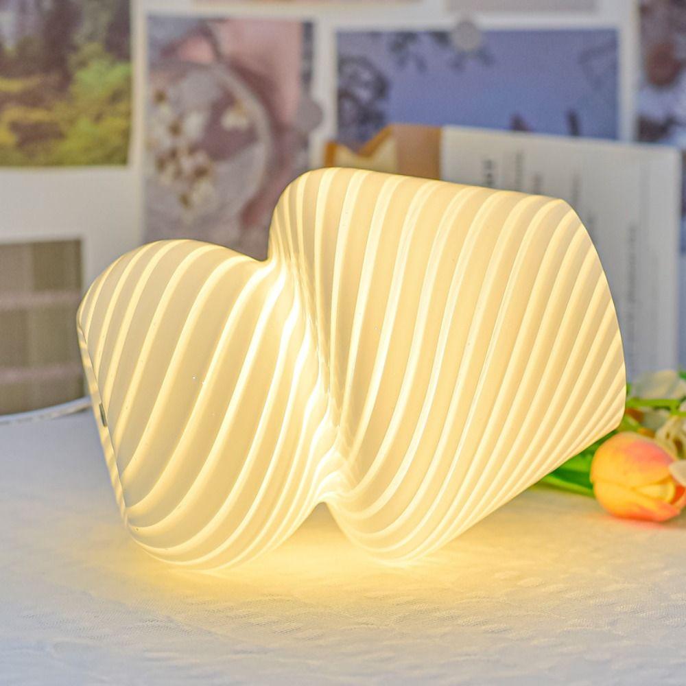 Mushroom Mushroom LED Lamp Striped Night Lamp Desk Lamp Bedside Lamp  Decoration