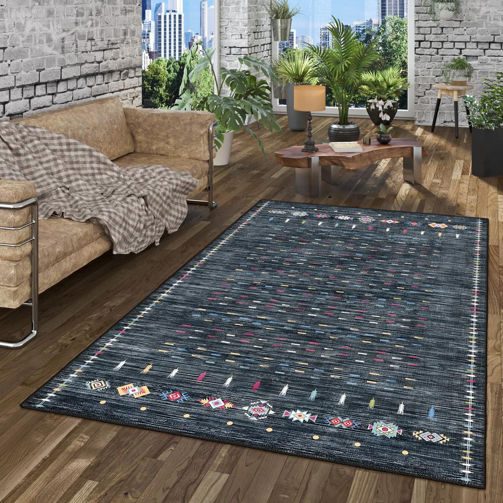 Decorative Area Rugs, Rugs For Living Room, Machine Washable Rug, Non Slip Rug