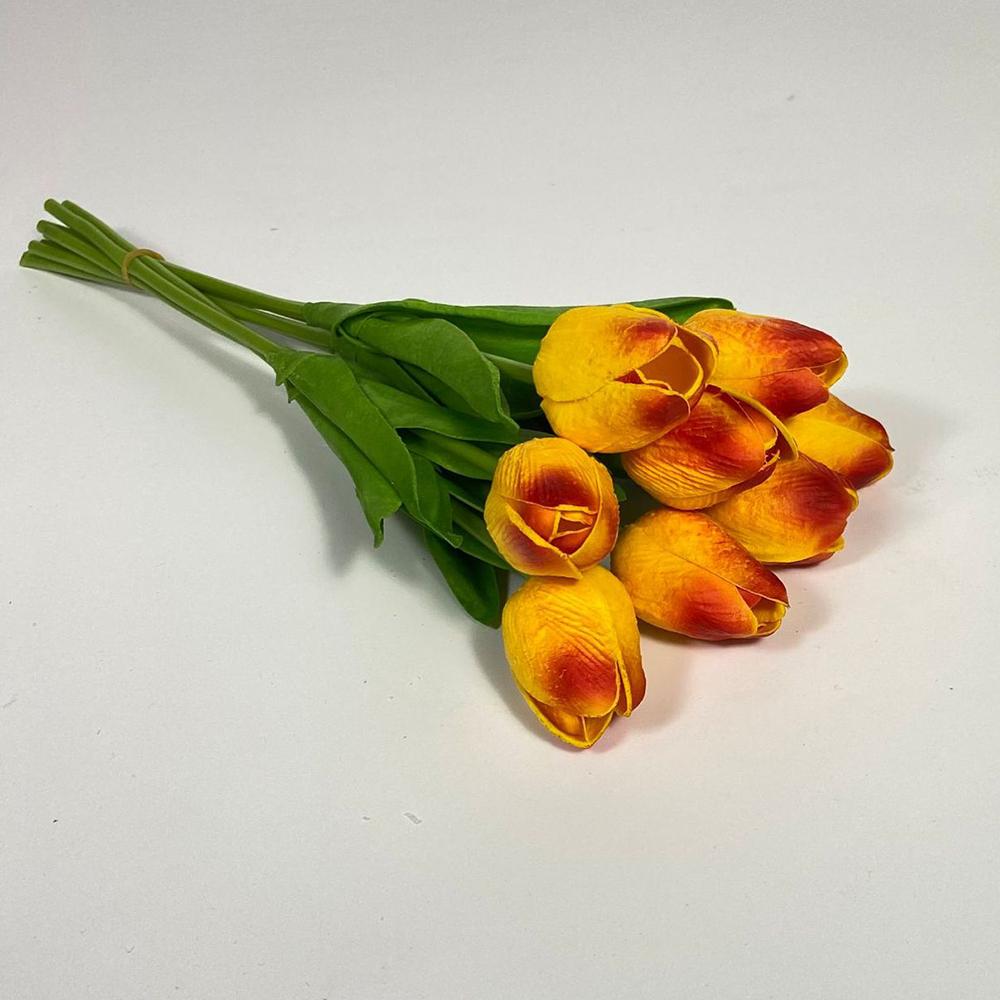 

34см 10/20шт Искусственные цветы Старшие ПУ Тюльпаны Поддельный букет цветов для свадебной вечеринки Декор Принадлежности Украшения для дома и сада 10pcs
