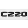 ABS Car Rear Trunk Emblem 3D Letters Tail Box Sticker Badge for Mercedes Benz C32 C36 C55 C63 C200 C220 C230 C Class W204 W205 KS6