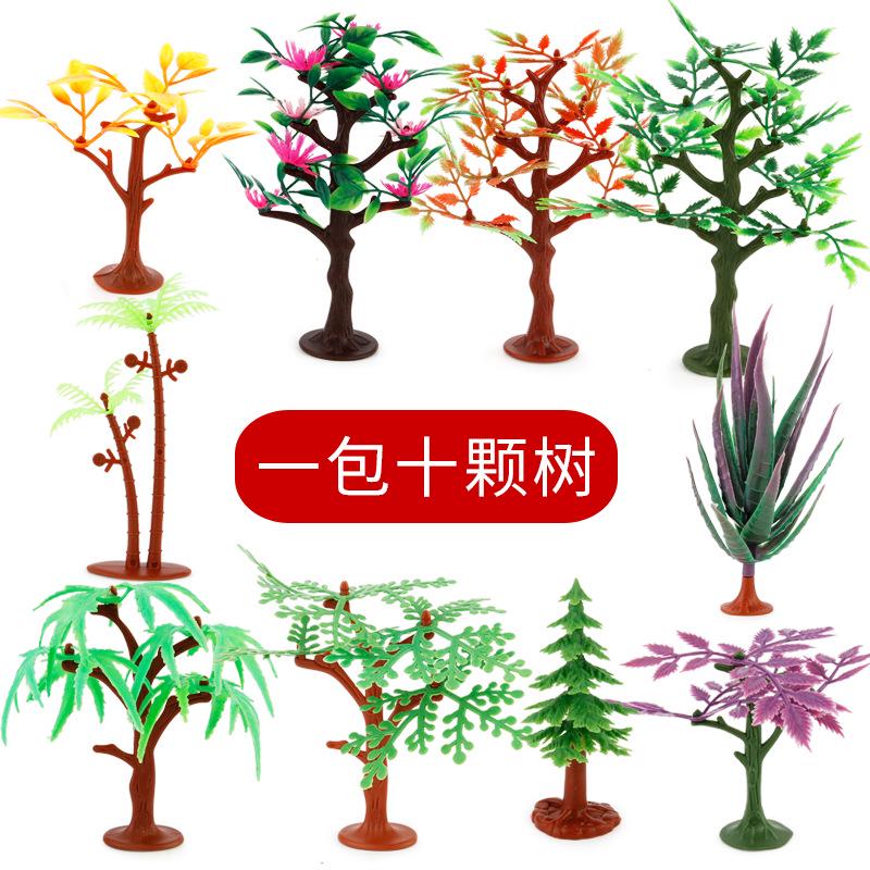 Children's Teaching Aids Knowledge and Knowledge Learning Cards 12 Hand-painted Dinosaurs Marine Animals Science and Education Model Toys