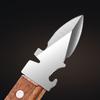 Shell Prying Tools Home Kitchen Multifunction Stainless Steel Oyster Knife Commercial Wooden Handle Scallop Oyster Shell Opener