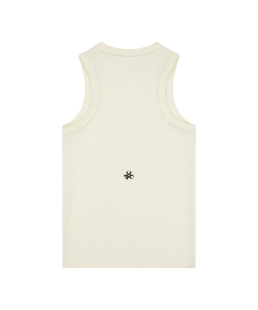 DAUSPICE (Duc) Eyelet Stud Tank Top White