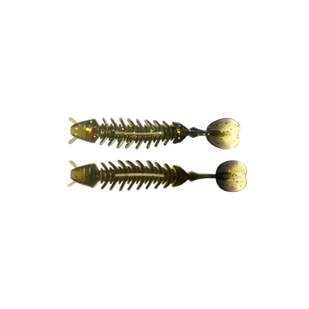 6 5cm Soft Fishing Lure with Reverse Thread T-Tail Design Bionic Artificial Bait for Freshwater and Saltwater Fishing