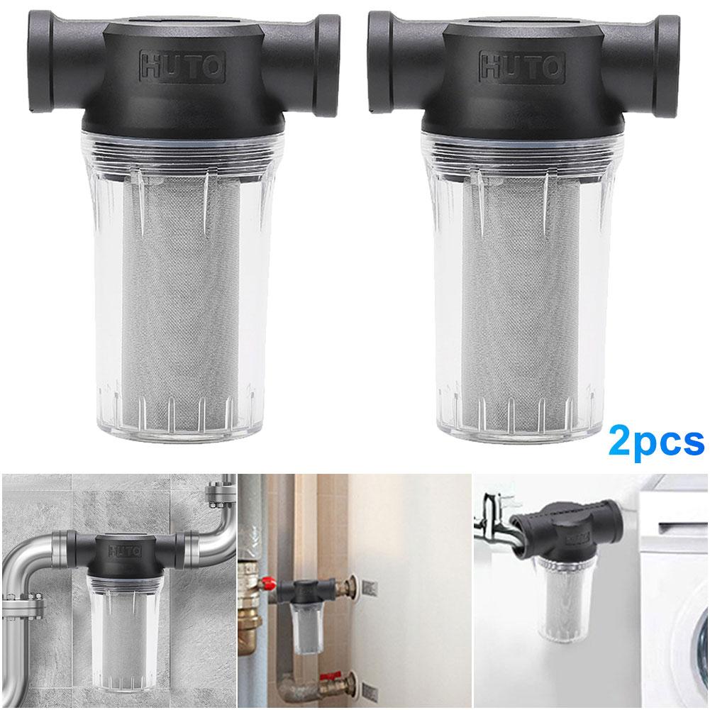 Whole House Spin Down Sediment Water Filter Stainless Steel Spin Down Water Filter Reusable Sediment Filter for Water Tank/Tower