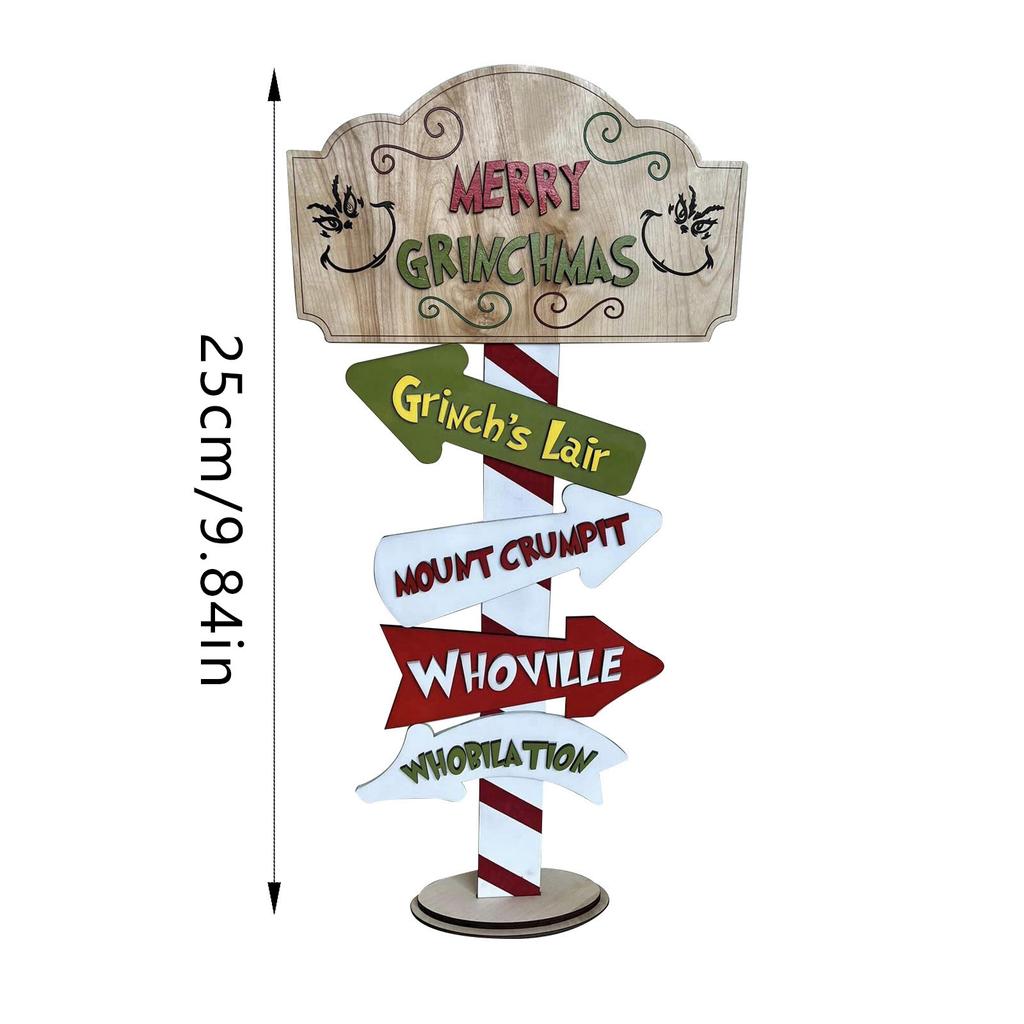 Vánoční Dřevěná Dekorace Roztomilá Dekorace Vánoční Kreslená Postavička Stojící Bloky Sada Stolní Středový Kousek Znamení Sváteční Patrový