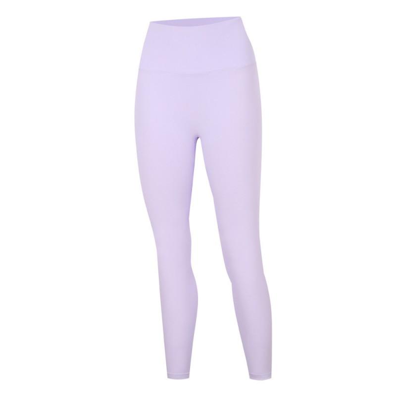High-Waisted 9/10 Length Yoga Leggings Women Seamless Ultra-Stretch Quick-Dry Breathable Workout Pants