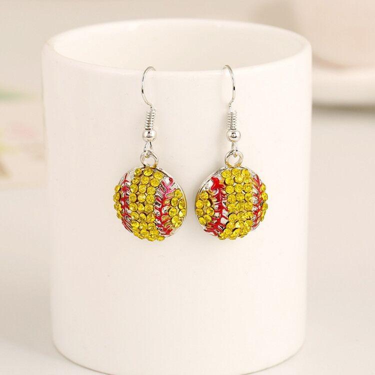 Basketball Water Pendant Earrings For Women With Fashionable Sport Elements And Trendy Look
