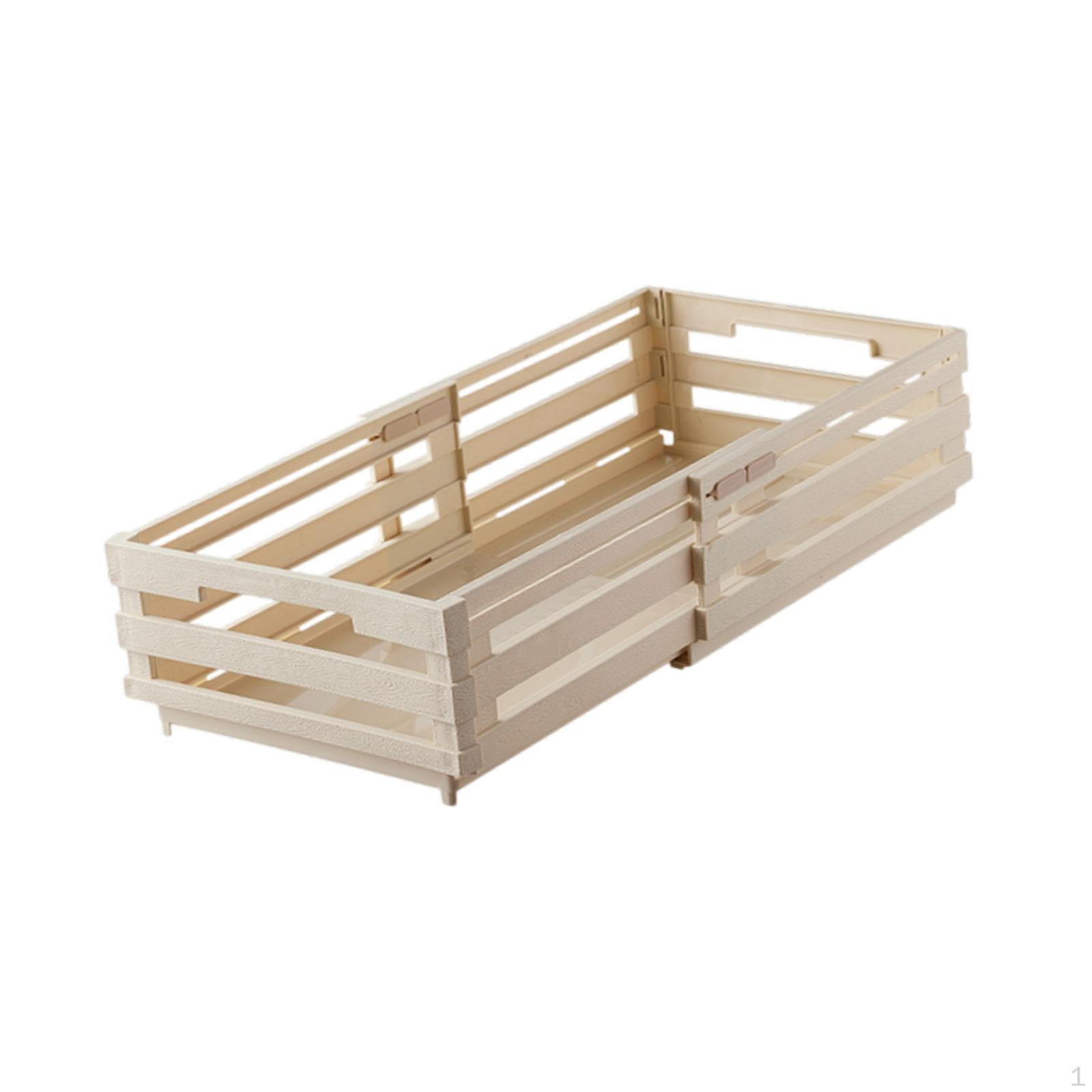 

Органайзер для шкафа, настольная прочная косметическая коробка, корзина для хранения теплый белый