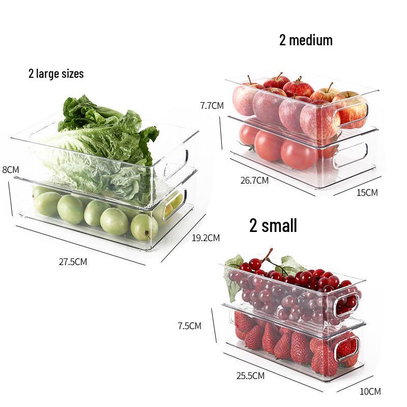Ru Han Refrigerator Produce Storage Container Set