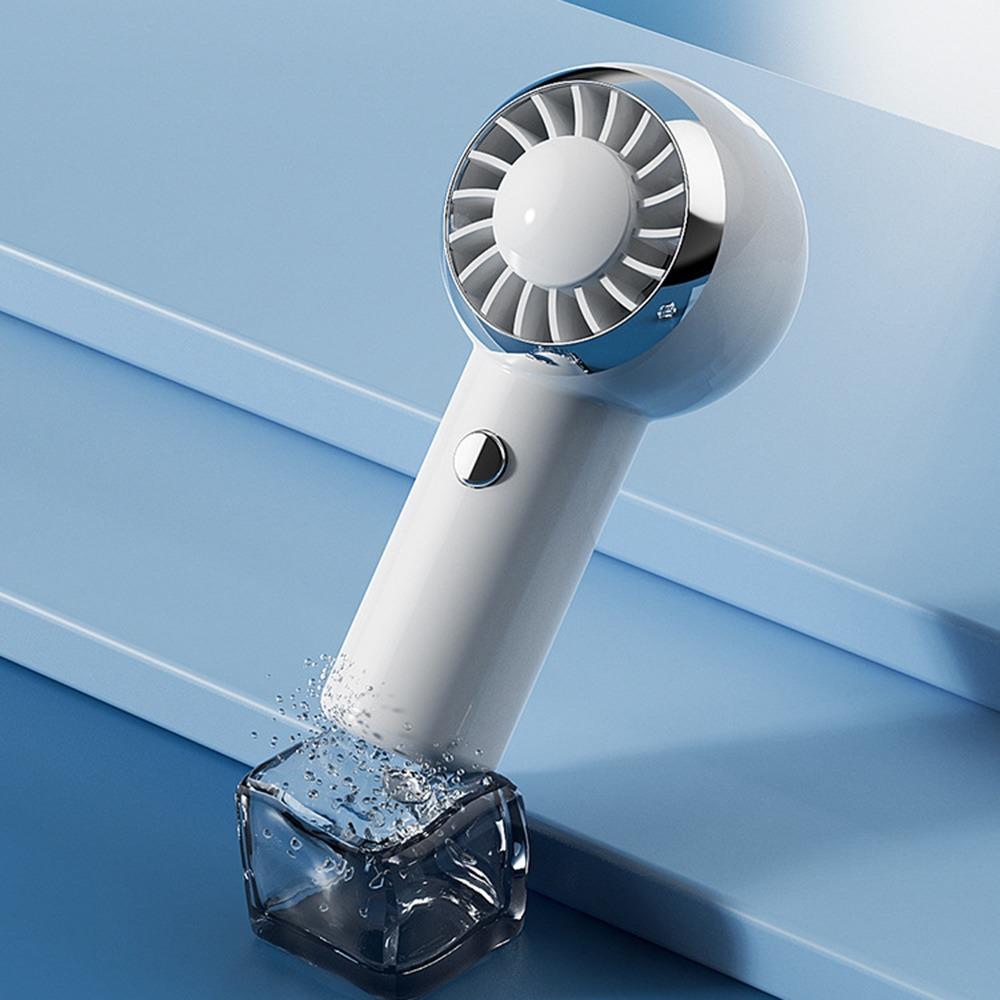 

Тихий портативный ручной вентилятор с зарядкой от USB персональный охлаждающий вентилятор небольшой электрический вентилятор для покупок белый