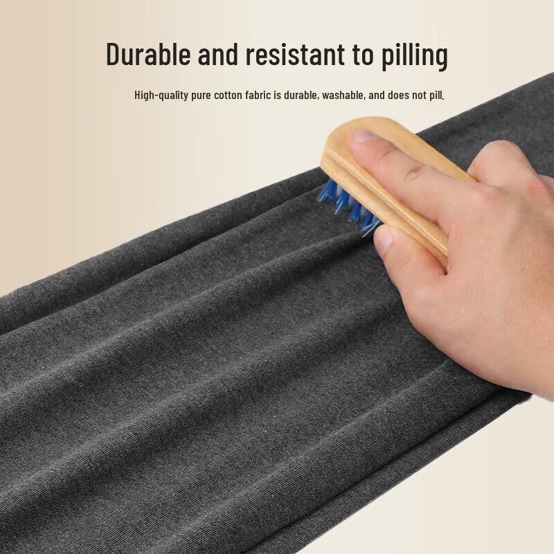 Langsha Men's 100% Cotton Semi-High Collar Thermal Undershirt