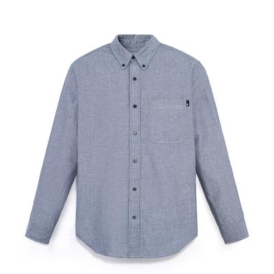 Outdoor Long Sleeve Casual Breathable Shirt Men Shirts Deep-Sapphire-Blue A692U-B68