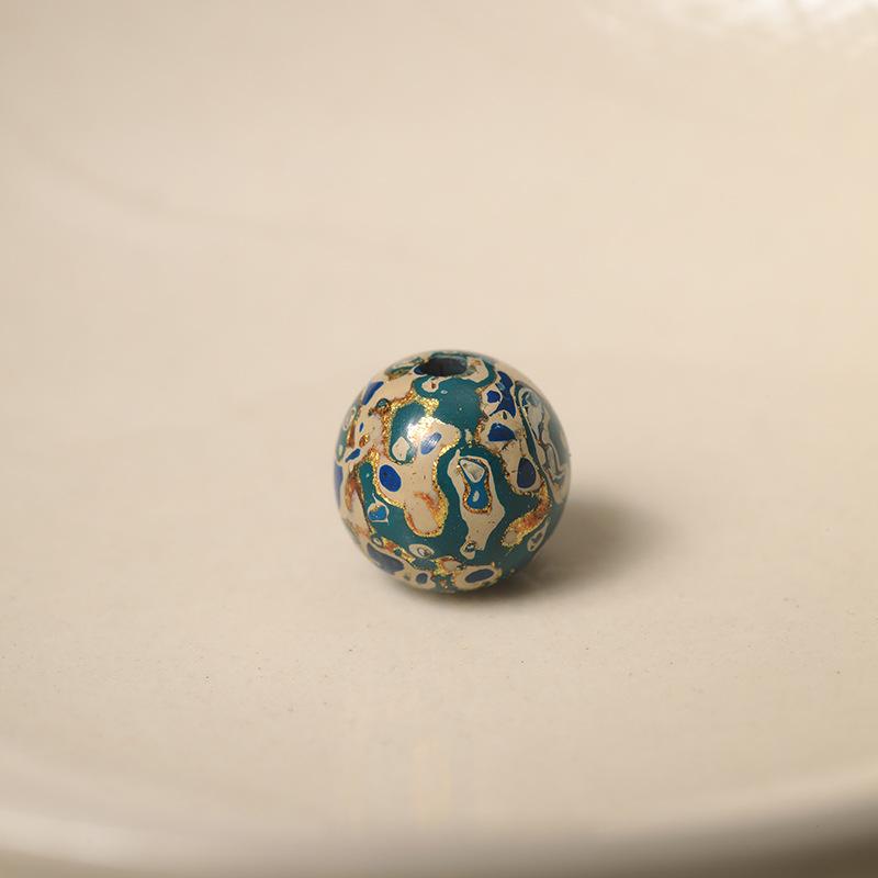 Genuine Flawless 8mm Lacquer Beads Inlaid with Mother-of-Pearl Buddhist Prayer String