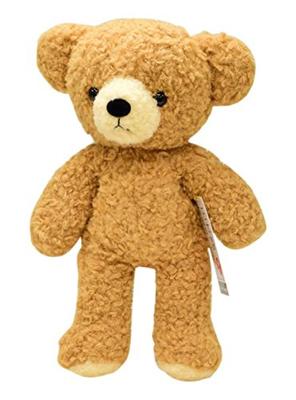 Doshin Original Made In Japan Fluffy Bear M Plush Toy Height 29cm Brown