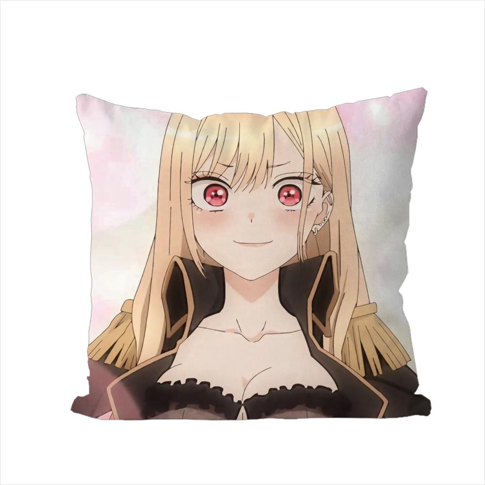 Kitagawa Marin Pillow Case For Car Sofa Decorative Home Doublesided Print Plush Square Throw Pillow Cushion Cover