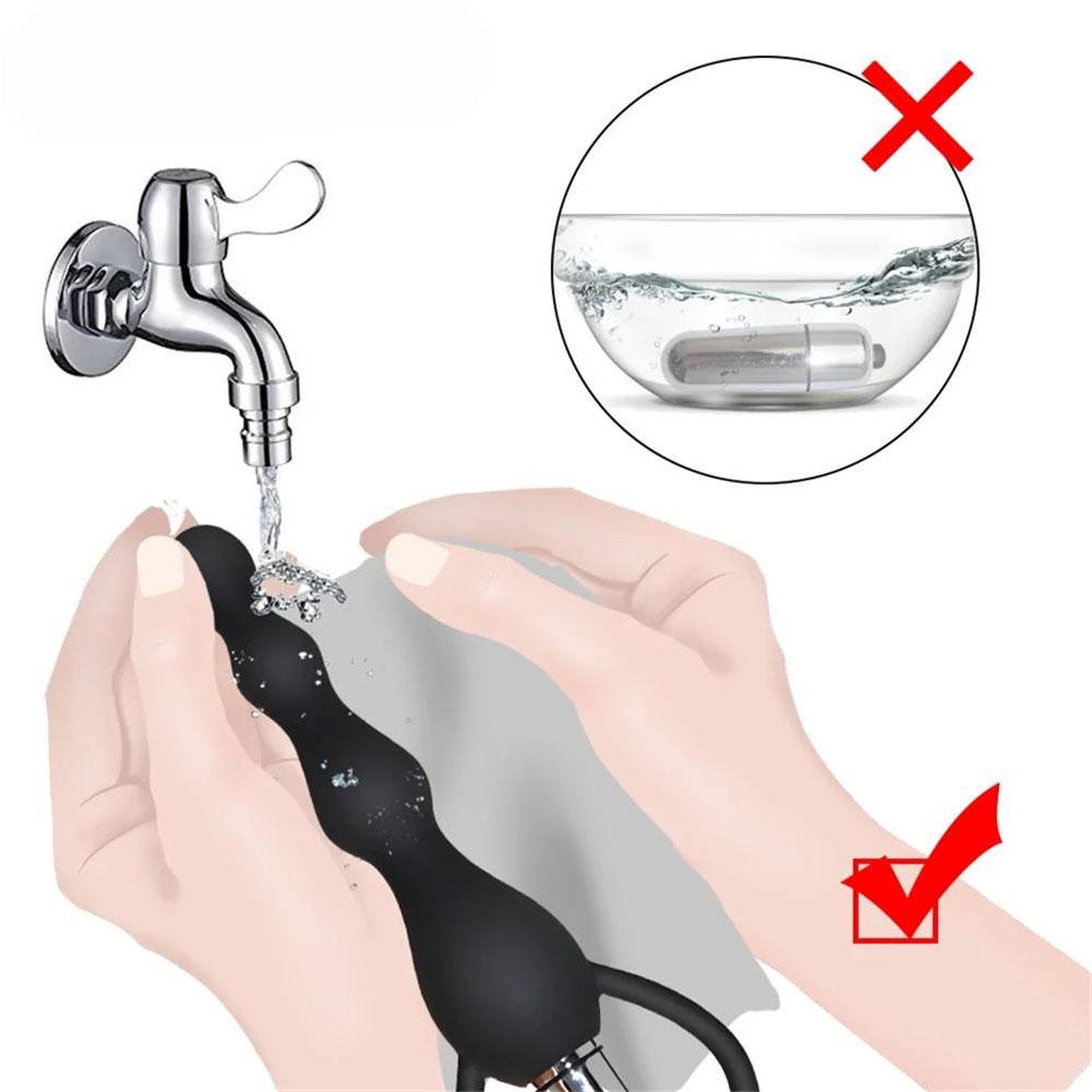 Anal Vibrator Sex Toy for Women Anal Beads Vibrators Gay Prostate Massage Smooth Butt Soft Silicone Plug Silicone Adult Products