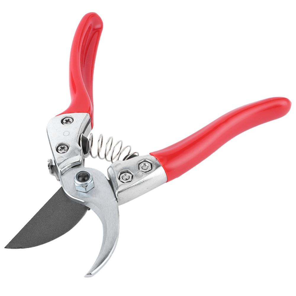 Silver and Red Pruning Shears SK5 Steel Hand Pruners Professional Trimming Scissors