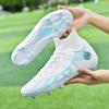 Cross-border Football Shoes High-top 2024 Autumn Long and Short Nail Sneakers Foreign Trade Large Size 46 Boys Adult Sports Shoes