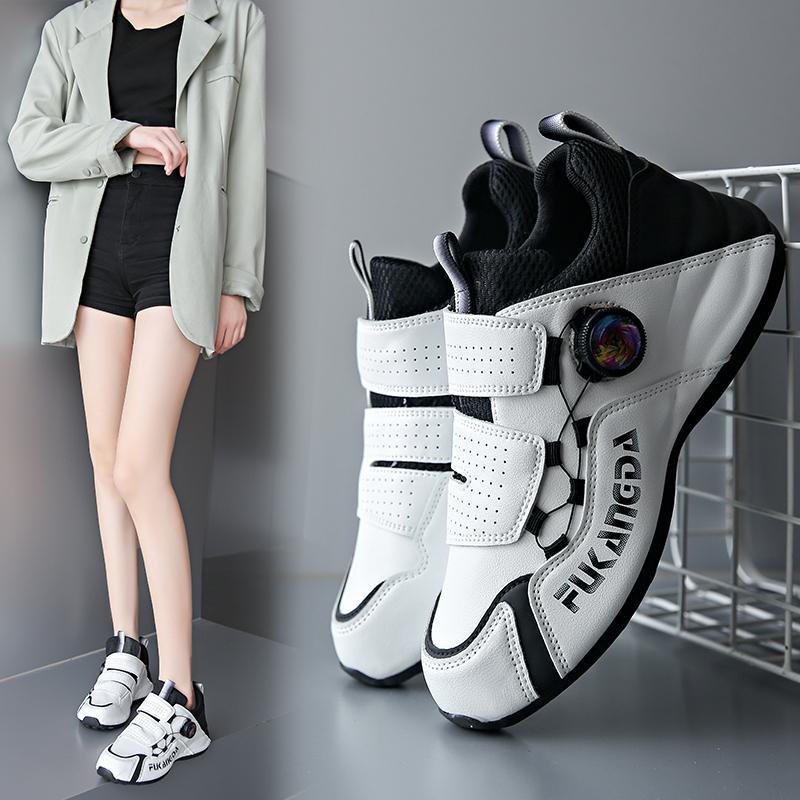 Женская обувь Спортивная обувь с пряжкой из микрофибры Повседневная обувь Размер 35-40 35 чёрный