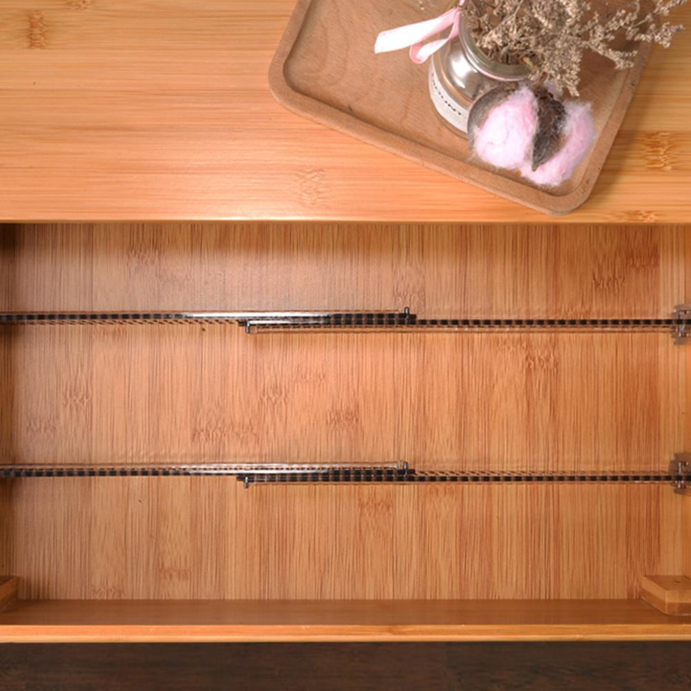 2pcs Drawer Organiser Divider Board Set Non-slip Expandable Drawer Partition For Kitchen Utensils China Mainland