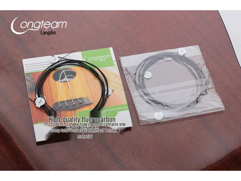 Langting Carbon Fiber Ukulele Strings Set for 21/23/26 Inch Ukuleles