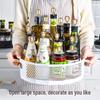 Rotating Spice Rack & Turntable Storage Basket for Kitchen & Bathroom