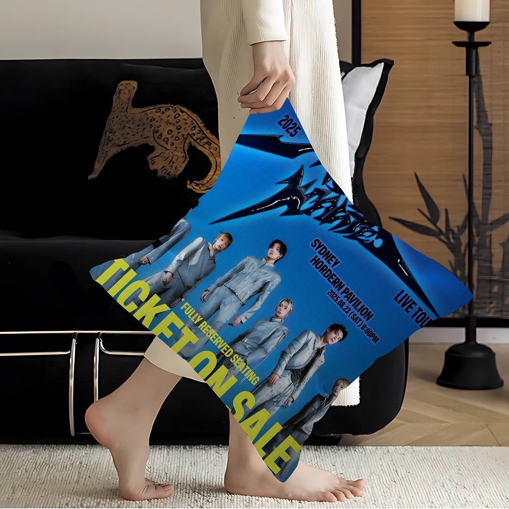 Custom P1Harmony KPOP Decorative Room Aesthetics Pillow Case Home Decor Bedroom Sofa Bed Couch Pillow Cover 45x45