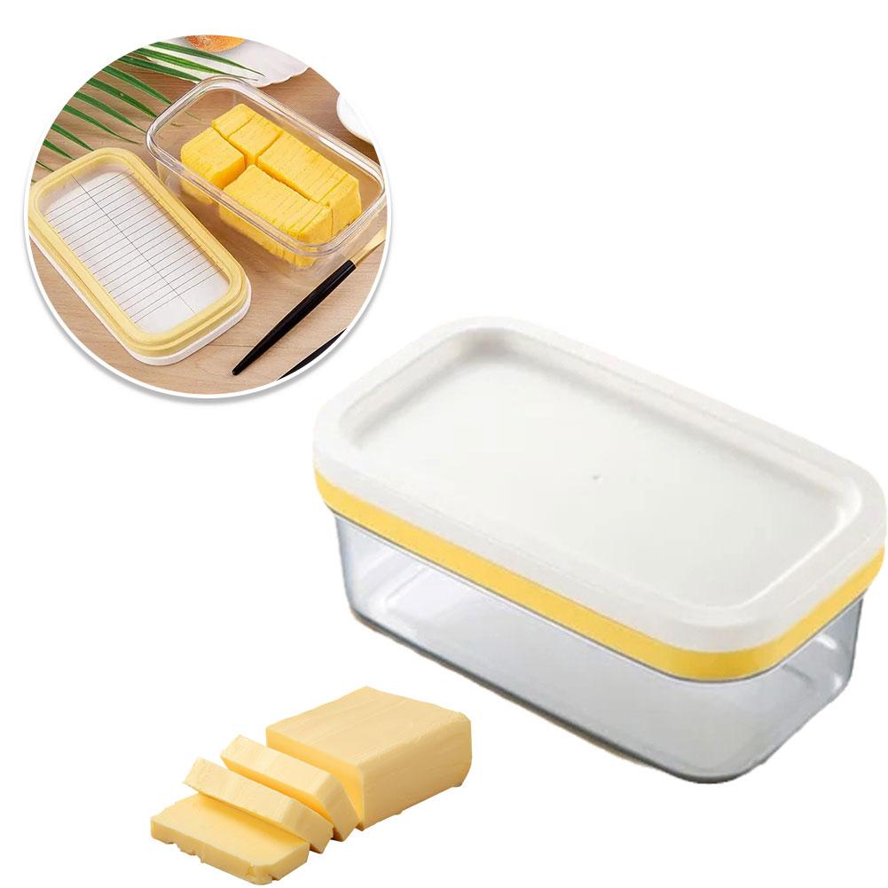 Butter Cutting Box Auxiliary Covered Butter Cutter Storage Storage Box Baked Cheese Cheese Slicing Storage Box