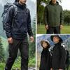 Mountain Parka Jacket Coat Light Outerwear Windbreaker Water Repellent Windproof Outdoor Abrasion Resistant Lightweight Solid Color Plus Sizes Camping