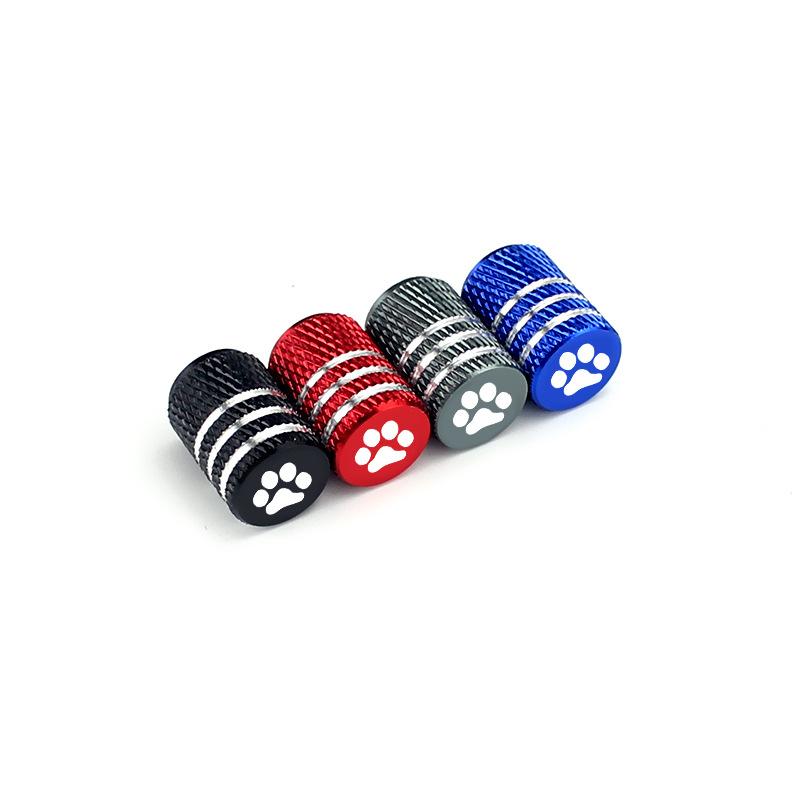 Aluminum Alloy Tire Valve Caps Car Motorcycle Wheel Dustproof Cover Air Valve Stem Caps Tyre Valve Core Decorative Accessories