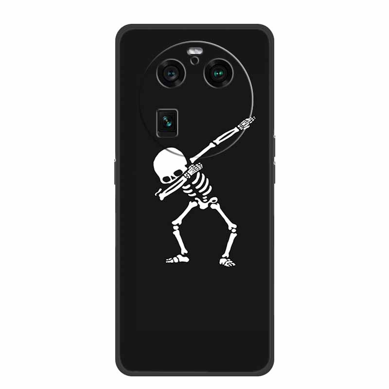 For Oppo Find X6 Pro Case Original Soft Silicone Shockproof Phone Back Cover Cases for Oppo Find X6 Pro 5G Cool Protector Shell