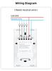 Tuya WiFi Smart Light Switch with Wall Touch, Compatible with Alexa and Google Assistant.