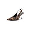 Fashion Pointed Stiletto Heels Women Pumps Patent Leather Summer Designer Mule Sandals Elegant Sexy Office High Heels Women Shoes
