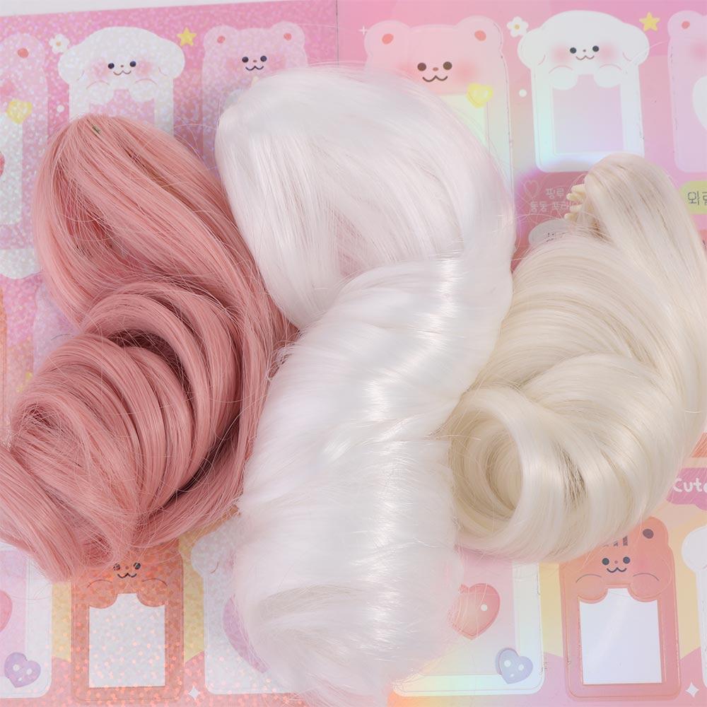 Ponytail BJD SD Doll Hair Clamping Doll Long Curly Hair Ponytail  BJD Doll