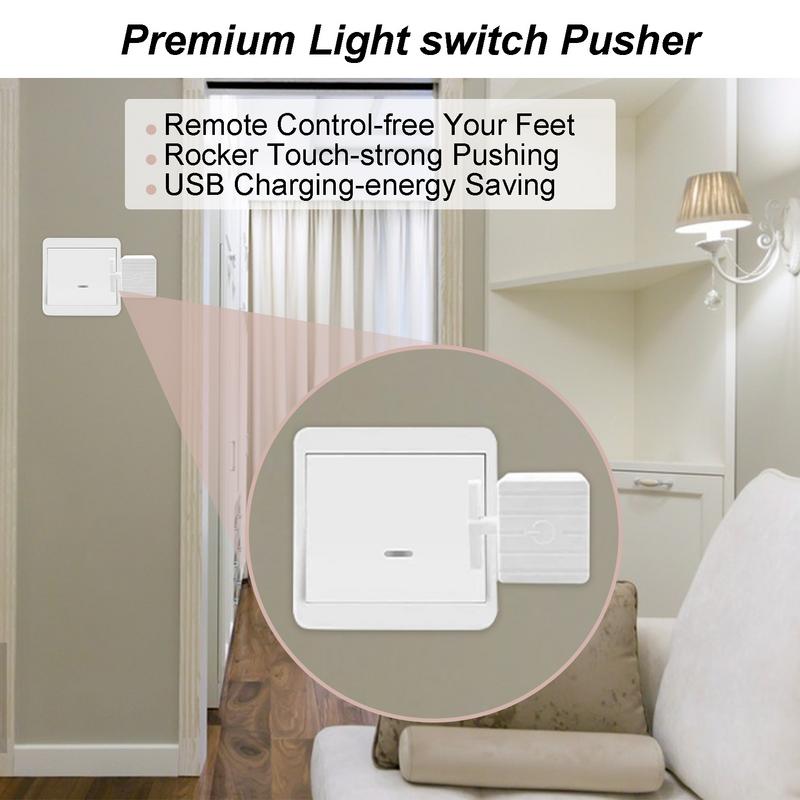 Wireless Remote Control Turn Off/On Lights Auto Press Wall Switch Bot Automatic Physical Finger Click Switch Button For Home