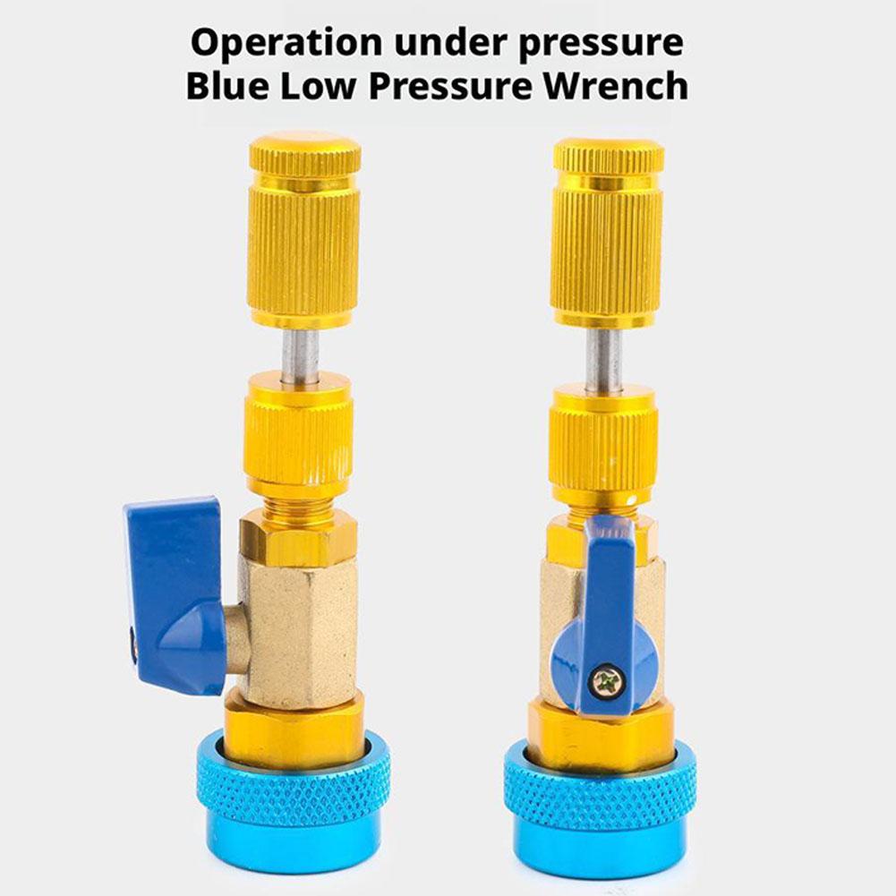 R134A Ventilkernschlüssel Auto Klimaanlage Ventil Schnellentferner Werkzeug Neu Tragbar Manuell Installateur Reparaturwerkzeuge