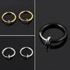 3 Paar Kreative Mode Geschenke Fakes Nase Lippen Ring Federclip Creolen Unisex Piercing Septum Zubehör Dekoration