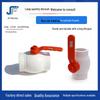 PPR Plastic Ball Valve Switch - High Flow Steel Handle, Thickened Joint, High Temp Resistance, 4/6 Points.