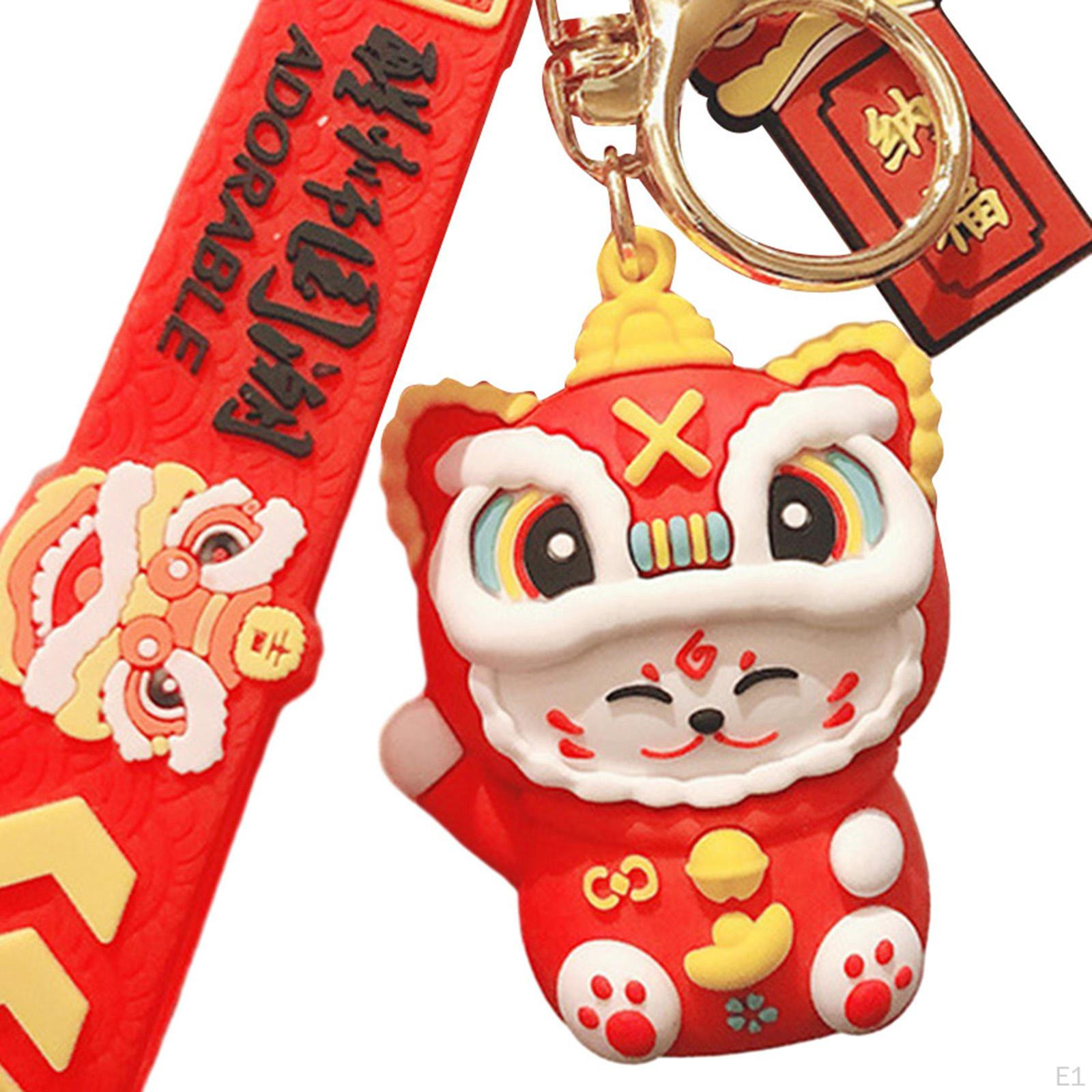 Китайский год дракона брелок украшения брелок держатель кулон для розовый — фото 3