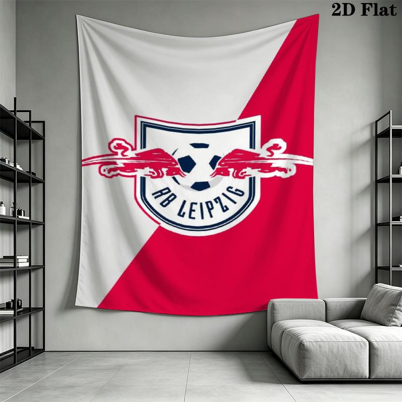 RB Leipzig Wall Tapestry Aesthetic Wall Hanging Printed Fabric Blanket Decorative Tapestries for Bedroom Living Room Home Decor