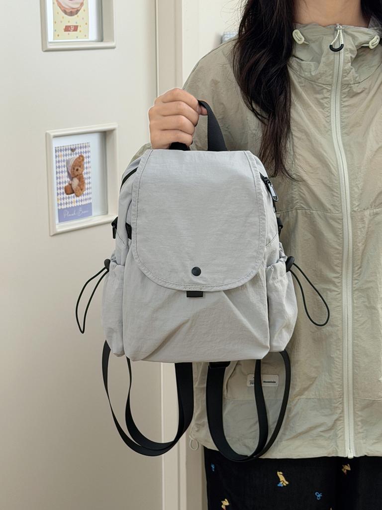 Schoolbag Multifunctional Small Backpack ins Wind Lightweight Outdoor Backpack Leisure Commuter Travel Crossbody Bag Women's Shoulder Bag