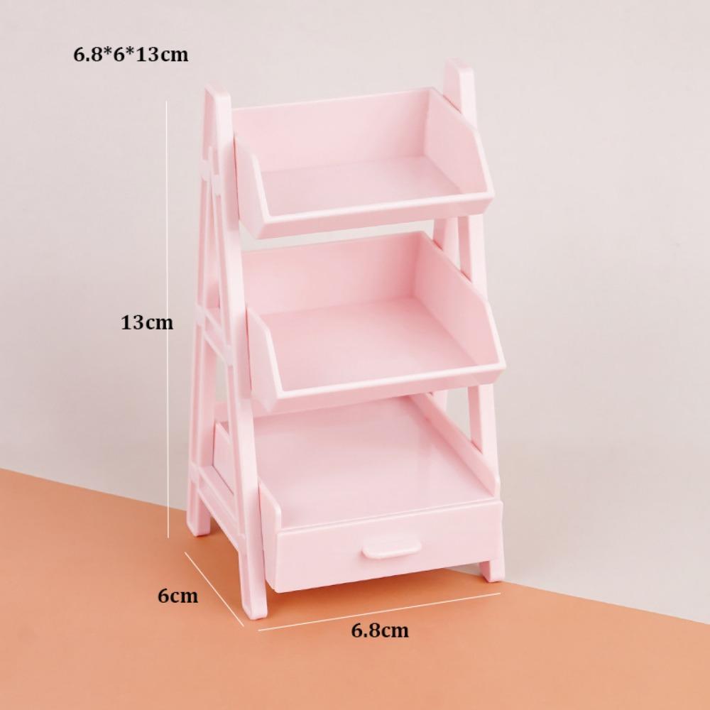 High Quality Mini 1:12 Dollhouse Furniture Multistyles Plastic DIY Miniature Shelf Bogu Empty Shelf